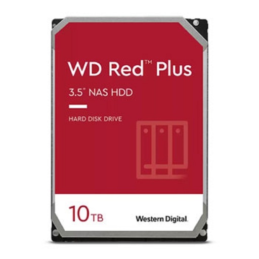[SNR84412] Disco duro interno wd red plus 3.5 10tb sata3 6gb s 256mb 24x7 hotplug p