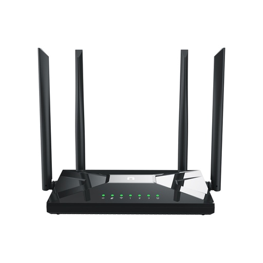 [NET303384] Router Netis Ethernet de Banda Dual NC65 Con Mesh Alámbrico/Inalámbrico 867 Mbit/s 2.4GHz/5GHz 4x RJ-45 4 Antenas Externas de 5dBi
