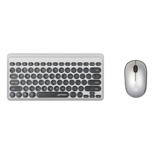 [KNM182823] Kit de Teclado y Mouse Manhattan 180795 RF Inalámbrico Inglés