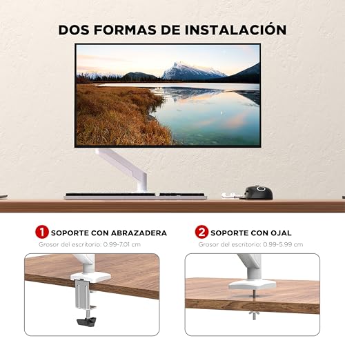 [ACC20122281] Brazo articulado para monitor nacebna-0213 - brazo articulado para monitor na-0213 blanco dsa2101
