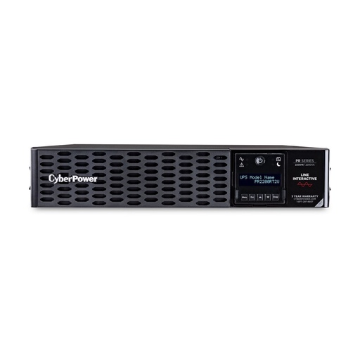 [POW51621] No Break CyberPower PR2200RT2U Línea Interactiva 2200W 2200VA Entrada 70-155V Salida 100-120V 8 Contactos
