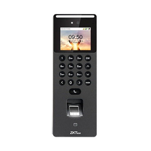 [SEC106944] Control de Acceso y Asistencia Biométrico ZKTeco SenseFace 2A 3000 Usuarios 3000 Huellas 3000 Tarjetas 1500 Rostros USB 2.0