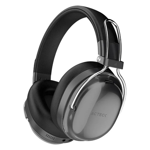 [AUD74504] Audífonos inalámbricos bluetooth luxe pure hp730 acteck elite series cancelación de ruido activo  hibrido - color negro. ac-940870
