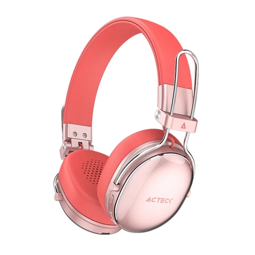 [AUD74506] Audífonos Inalambricos Acteck Luxe Chic HP710 Respuesta de Frecuencia 20Hz-20kHz Bluetooth