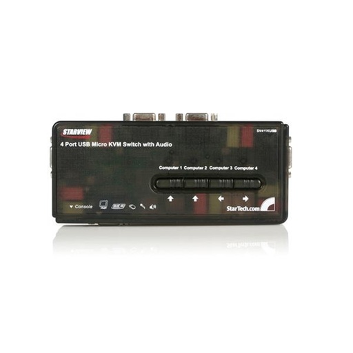 [ACC698179] Switch StarTech SV411KUSB KVM StarTech USB VGA 4 Puertos