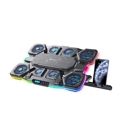 [ACC20122307] Base Enfriadora Balam Rush Eolox Cryotech EF780 Para Laptop 17" 9 Ventiladores