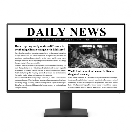 [MNS39246] Monitor benq gw2491 23.8 in full hd resolucion 1920x1080 panel ips eye care hdmi/displayport