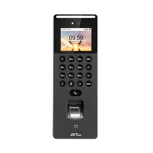 [SEC106996] Control de Acceso y Asistencia Biométrico ZKTeco SenseFace 2A 3.000 Usuarios 3.000 Huellas 3.000 Tarjetas 1.500 Rostros USB 2.0 