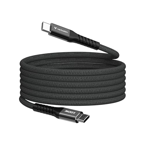 [WIR88539] Cable magnético verbatim compacto 100w 12cm color negro