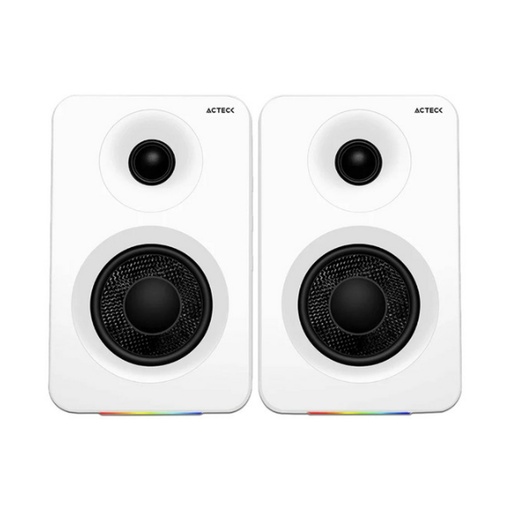 [AUD74525] Bocinas Acteck Dynamic Exact R BS700 Estéreo 2.0 Potencia 50 W Diseño Estudio