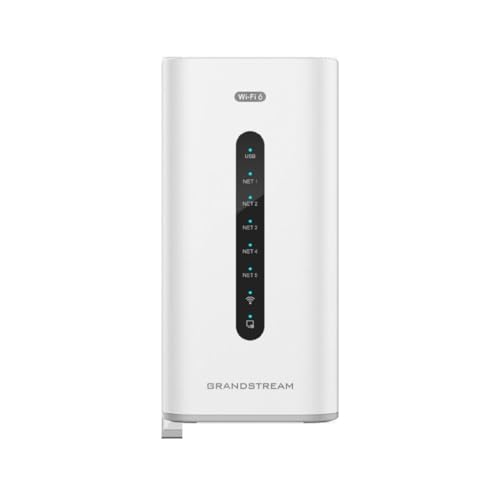 [NET303472] Dispositivo 4 en 1 gcc6010w grandstream conmutador ip / firewall / ruteador vpn / swicth 5 puertos 100/1,000mbps / 3 puertos wan / wifi 6 2.4/5.0ghz / administrable cloud gdms
