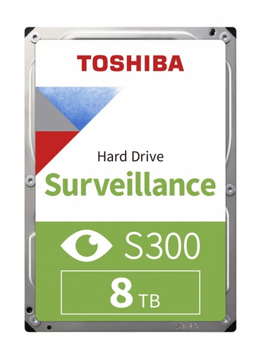 [SNR84433] Disco Duro Para Videovigilancia Toshiba HDWT380UZSVAR 3.5" 8TB SATA III 6 Gbit/s 256MB Caché