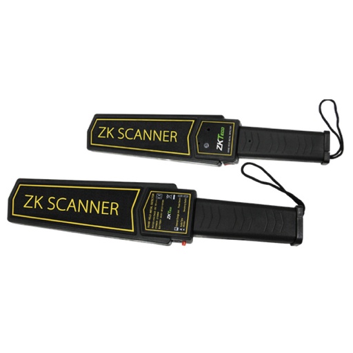 [POW51626] Zkteco d100s - detector de metales portátil / batería de litio recargable 9 vcd / alarma configurable audio, luz, vibración / in