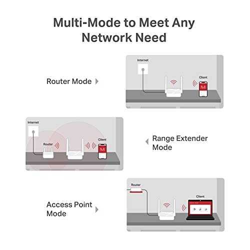 [NET303482] Router ac750 mercusys mr20 de doble banda multimodo para cobertura más amplia y de fácil instalación -