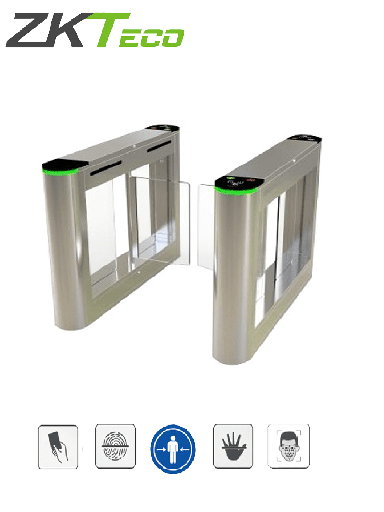 [SEC2388] Zkteco sbtl300 - barrera peatonal bidireccional / acero sus304 / aleta de acrílico / 110v / exterior protegido / 30 personas x m
