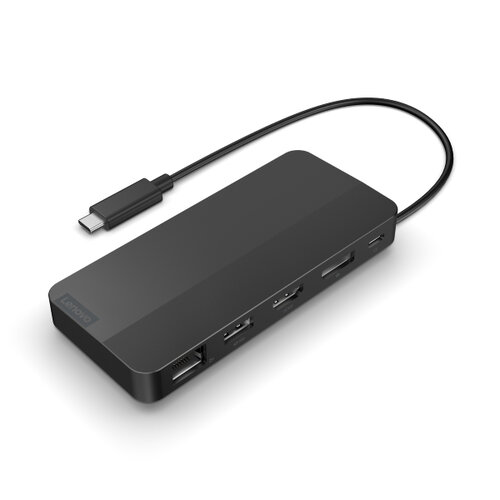 [ACC20122351] Base de viaje lenovo usb-c con pantalla dual (hub lenovo 7 en 1) sin adaptador ac