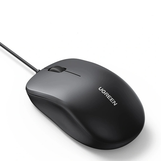 [SEC107121] Mouse Ugreen 90789, Alámbrico, Óptico, 1.200DPI, USB-A, Negro