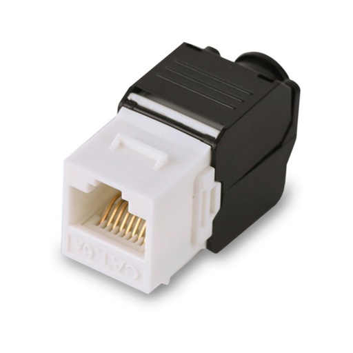 [TOO2551] Saxxon m242c5 - modulo jack keystone rj45 / armado sin herramienta / 8 hilos / cat 5e / compatible con calibres  awg 22-26 / color blanco