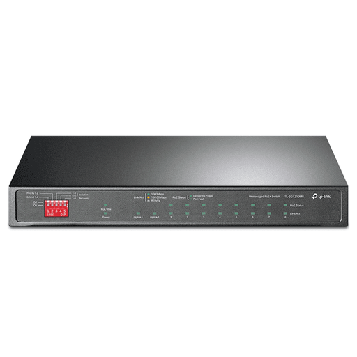 [NET303547] Switch TP-Link TL-SG1210MP 9 Puertos Gigabit Ethernet 10/100/1000 8 x PoE+ 123W 20 Gbit/s 4000 Entradas No Administrado 