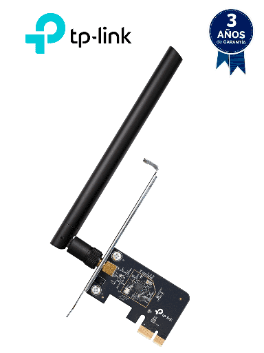 [SEC107218] Tarjeta De Red Pcie Tp-link Ac600 Inalambrica De Doble Banda 433mbps 5ghz Y 200mbps 2.4ghz