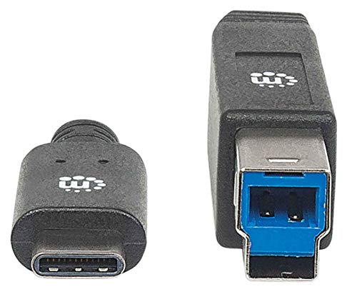 [WIR88572] Cable manhattan dispositivos usb-c 3.1 súper velocidad 2m color negro