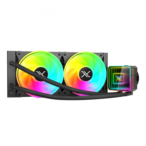[COO100725] Ventilador p/cpu xzeal xzco412b xz-412 vostok 240mm argb negro enfriamiento liquido
