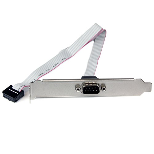 [ACC20122390] Adaptador de 40cm header cabezal bracket serial db9 rs232 a idc 10 pines para tarjeta madre - startech.com mod. plate9m16