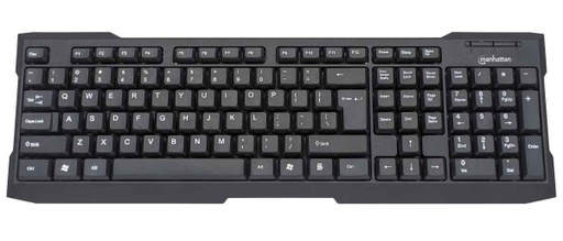 [KNM180381] Teclado Manhattan 175708 Alámbrico USB 1.2 Metros Español