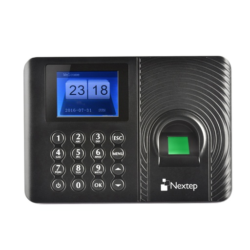 [SEC107371] Control de Acceso y Asistencia Biométrico Nextep NE-230 1000 Huellas/Contraseñas Con Fuente de Poder