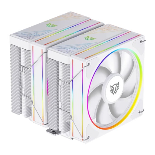 [COO100758] Ventilador Balam Rush Heliux Pro HEX70 Doble Disipador  ARGB TDP 270W AMD e Intel Hidrodinámico 6 Pipas 2 Ventiladores Conector PWM y ARGB Ruido 37.1 dB
