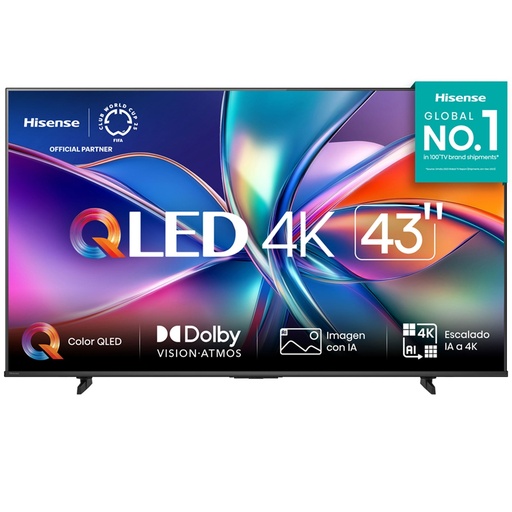 [ELE35664] Televisión Hisense OLED 43" Resolución 3840x2160 Ultra HD 4K