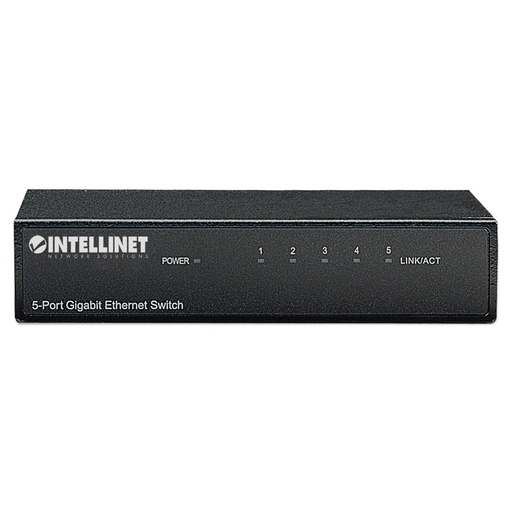 [ACC20122471] Switch Intellinet Gigabit Ethernet 530378 5 Puertos 10/100/1000Mbps 1024 Entradas No Administrable 