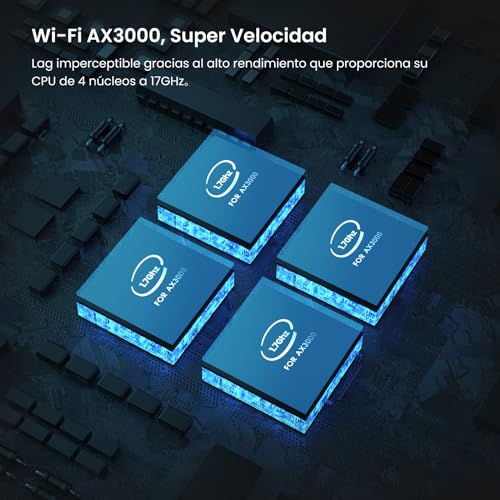 [NET303853] Armado con la tecnología wi-fi 6  y un procesador broadcom quadcore de 1 - 7 ghz
