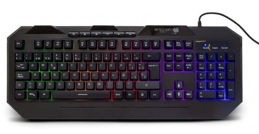 [KNM180397] Teclado Gamer Necnon NGK Hydra Alámbrico Retroiluminado RGB Español