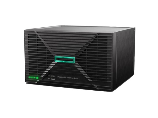 [COM79881] Servidor hpe proliant microserver gen11 e-2434 4c 16gb-u 4lff-nhp 2x1tb hdd 180w external ps la cmp mod svr