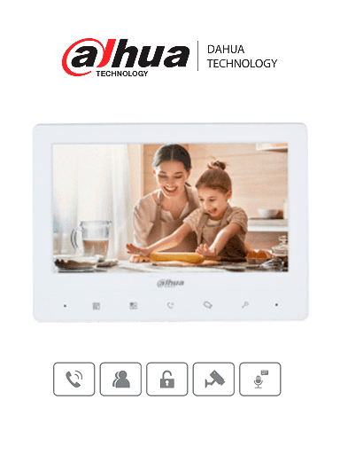 [MNS35458] Dahua vth1020j- monitor analógico de 7 pulgadas compatible con kta01 / kta02#toctoc