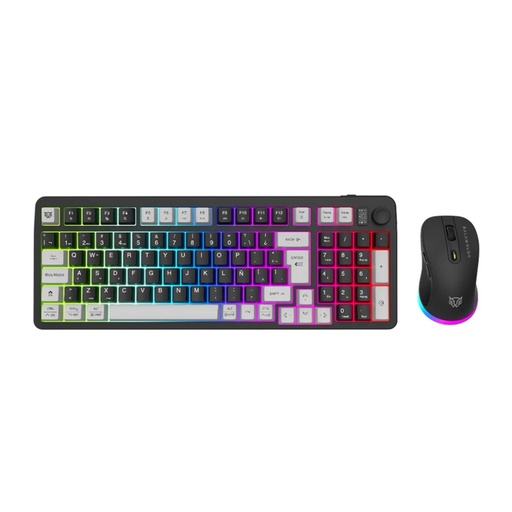 [KNM182901] Kit Gamer de Teclado y Mouse Balam Rush Squad Conquest Pro KG525 Inalámbrico RF Bluetooth Español
