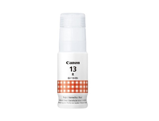 [PRI3270] Tanque de Tinta Canon GI-13 Rojo 70ml Inyección de Tinta