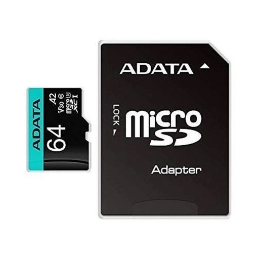 [SNR84503] Memoria Flash Adata Premier Pro 64GB MicroSDXC UHS-I Clase 10 Con Adaptador