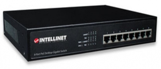 [NET1797] Switch Intellinet Gigabit Ethernet 560641 10/100/1000Mbps 8 Puertos 4096 Entradas