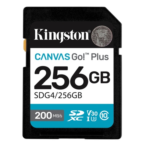 [SNR139309] Memoria Flash Kingston SDG4/256GB 256GB SD UHS-I Clase 10 Con Adaptador