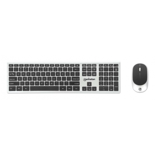 [ACC20122508] Kit de Teclado y Mouse Manhattan MWK7400 RF Inalámbrico Multicolor