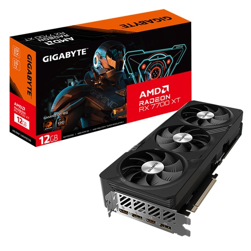 [VID70981] Tarjeta de Video Gigabyte AMD Radeon RX 7700 XT GAMING OC 12G 12GB 192-bit GDDR6 PCI Express 4.0 