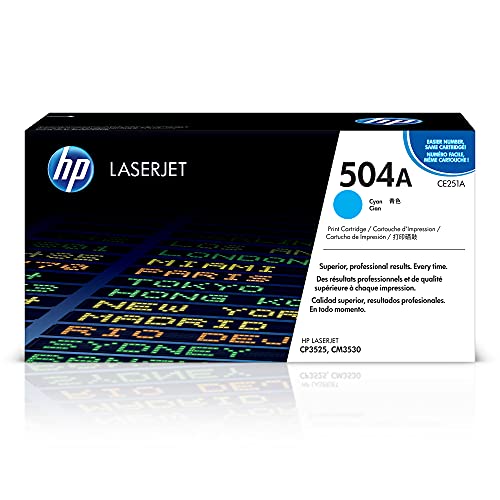 [PRI41859] Toner hp 504a cian laserjet cp3525 cm3530 ce251a