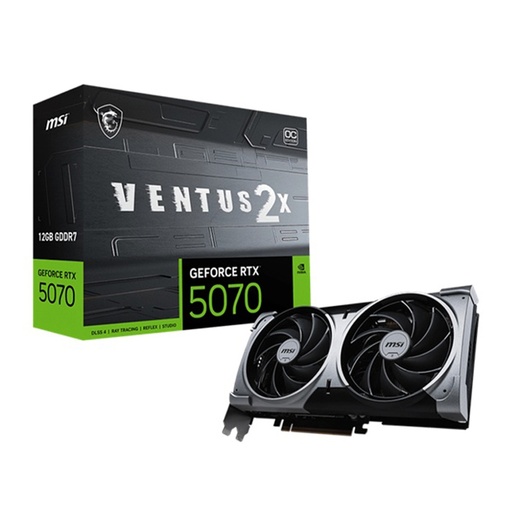 [VID70994] Tarjeta De Video MSI RTX 5070 12G Ventus 2X OC 12 GB GDDR7 2542 MHz 1x HDMI 3x DisplayPort