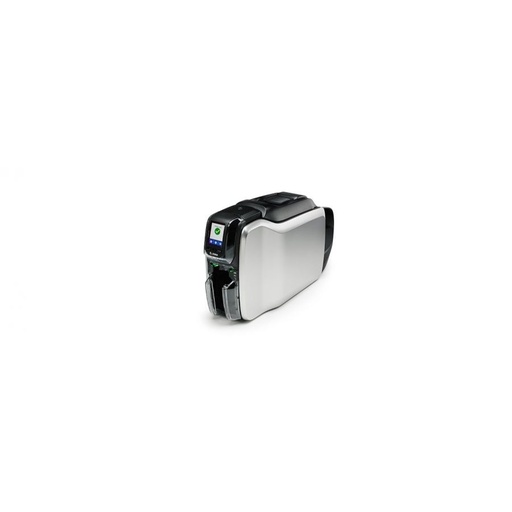 [POS393] Impresora de Credenciales Transferencia Térmica 2 Caras 300x300DPI USB 2.0 Ethernet Negro/Plata Incluye 200 Tarjetas PVC