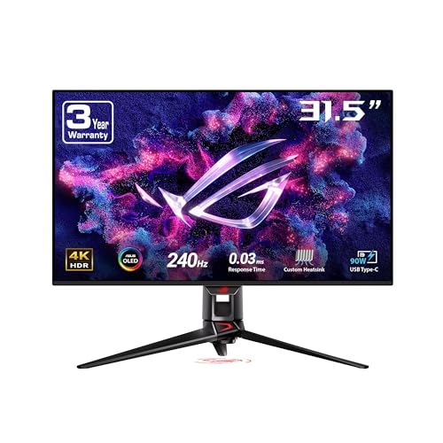 [MNS39384] Monitor oled asus 32" pg32ucdm rog swift 3840x2160 240hz 0.03ms 2*hdmi dp g-sync