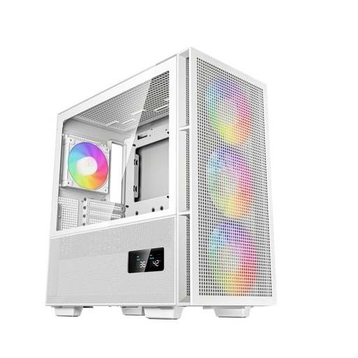 [ACC20122571] Gabinete DeepCool CH560 DIGITAL WH Midi-Tower ATX/EATX/Micro-ATX/Mini-ITX USB 3.0 Sin Fuente 4 Ventiladores Instalados