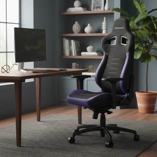 [OFF70782] Silla Vertagear Pl4800 X-large Midnight Purple Color Fucsia Material del tapizado Fibra de café molido