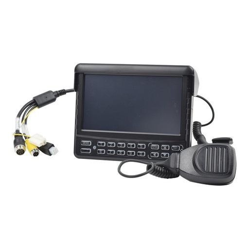 [SEC108175] Panel de control dáctilar multifuncional con monitor de 7" / soporta audio de dos vías / compatible con dvr´s móviles xmr epcom 